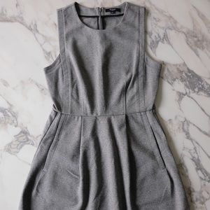Madewell Abroad Dress in Heathered Grey, Size 4